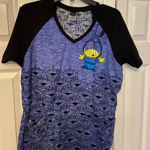 Toy Story alien scrub top